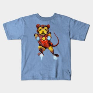 IRON MOUSE distressed Kids T-Shirt